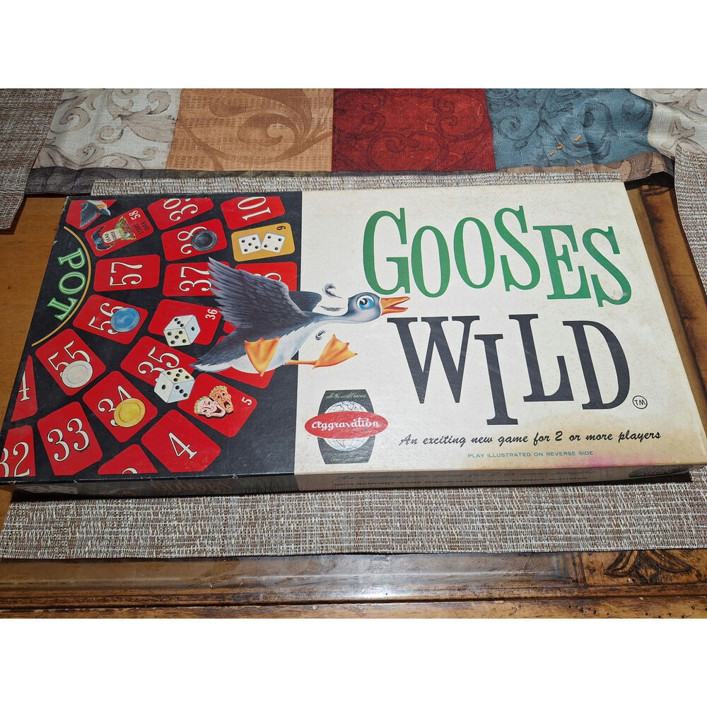 Vintage Gooses Wild No. 711 Board Game CO-5 Game Specialists Benton Harbor MI